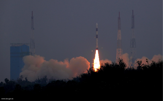 Lancering PLSV-raket van ISRO (beeld: ISRO)